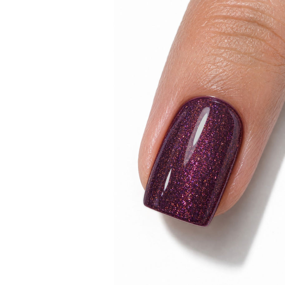 'Glitter Noir' UV LED Gel Nail Polish