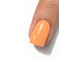 'Embossed Peach' Gel Nail Polish