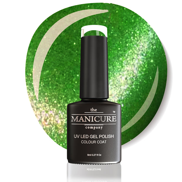 Green Glitch - Magnetic Gel Nail Polish