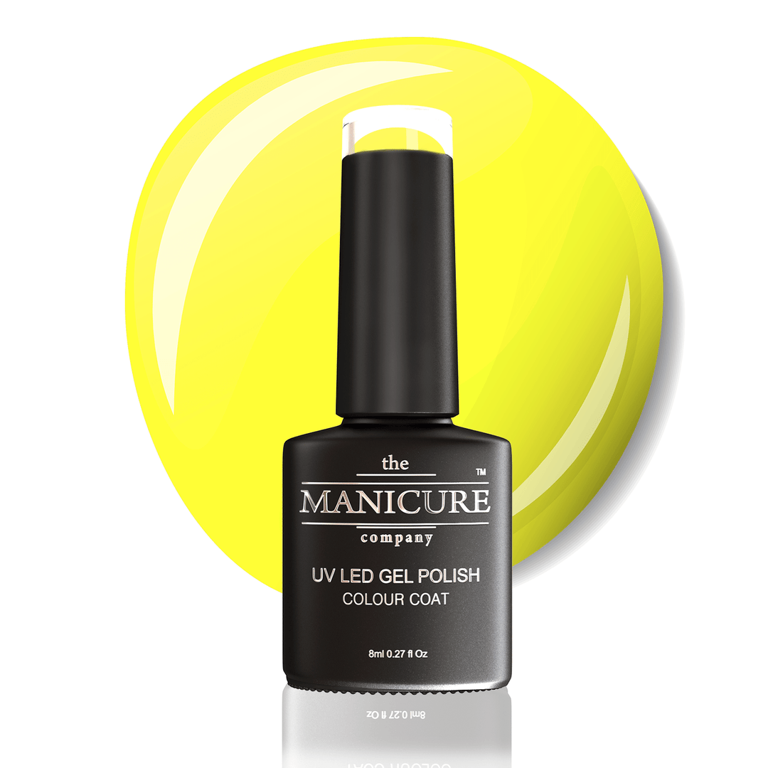 'Electric Lemon' UV LED Gel Nail Polish - The Manicure Company