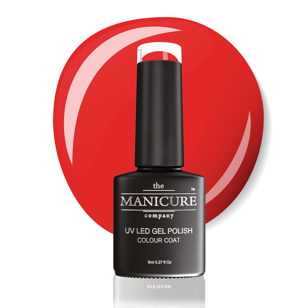 'Red Alert' UV LED Gel Nail Polish. - The Manicure Company