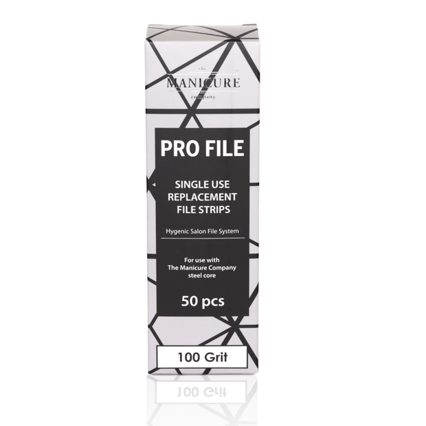 Replacement Nail File Strips - 100grit - The Manicure Company