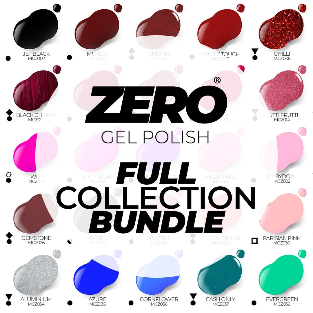 ZERO Gel Polish® FULL COLLECTION BUNDLE - The Manicure Company